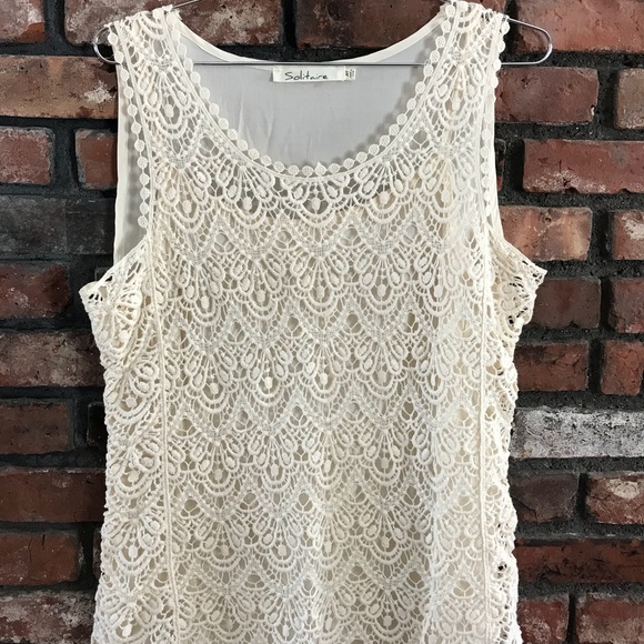 Solitaire lace dress tank - Picture 2 of 5